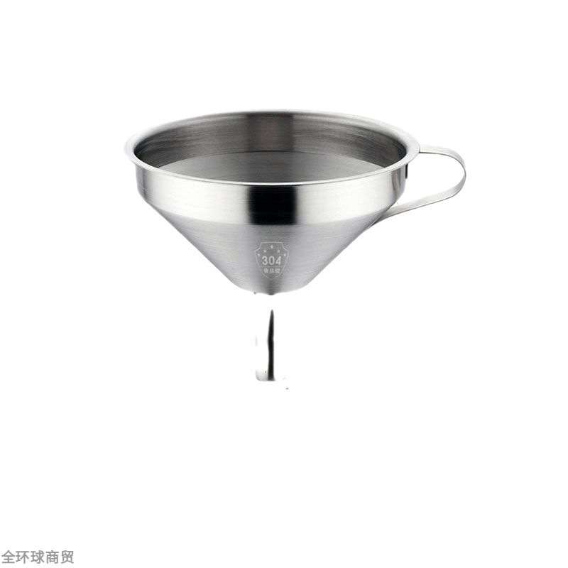 ステンレス漏斗大口径漏斗酒漏れフィルター付き家庭用大型ディーゼル広口豆乳製造機漏斗|undefined