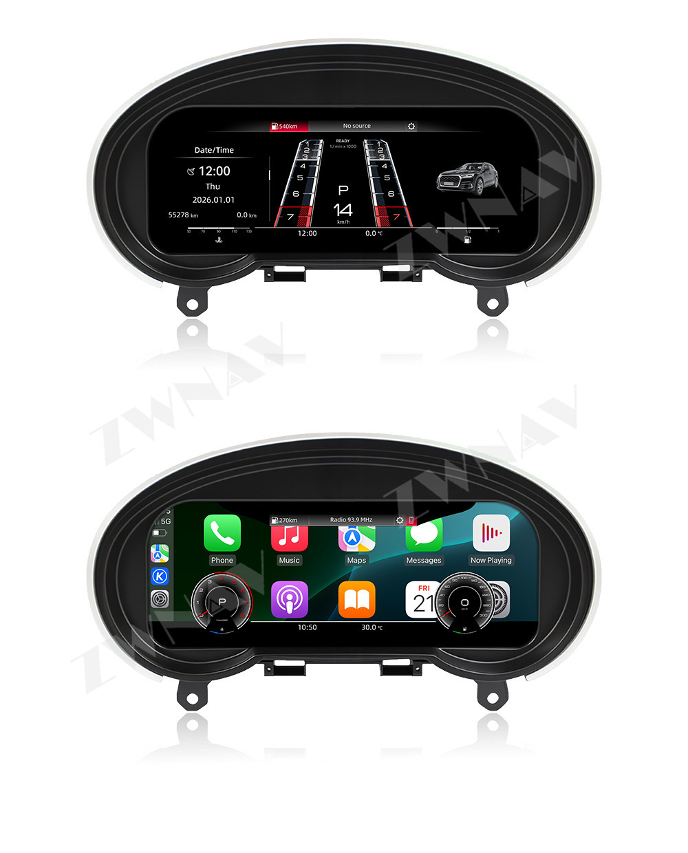 Suitable for 2008-2014 Audi TT full LCD instrument cluster 10.9inch multifunctional car odometer