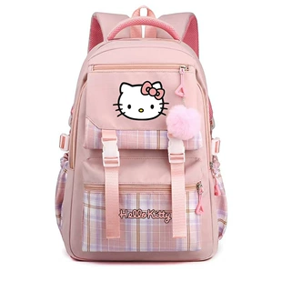 Привет Китти, рюкзак Hello Kitty, японская милая вместительная сумка через плечо для подростков
