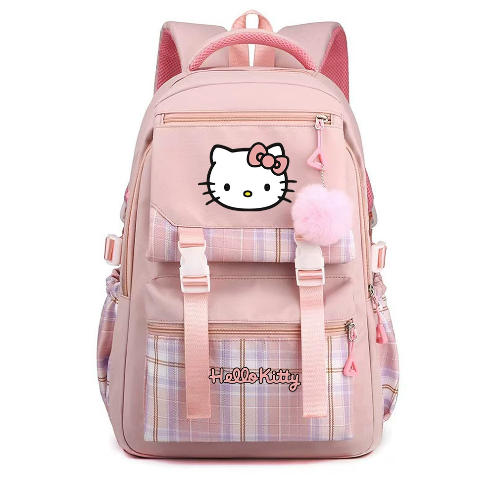 Привет Китти, рюкзак Hello Kitty, японская милая вместительная сумка через плечо для подростков