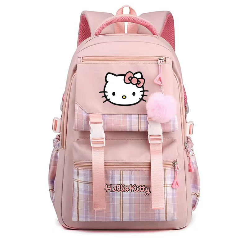 Привет Китти, рюкзак Hello Kitty, японская милая вместительная сумка через плечо для подростков