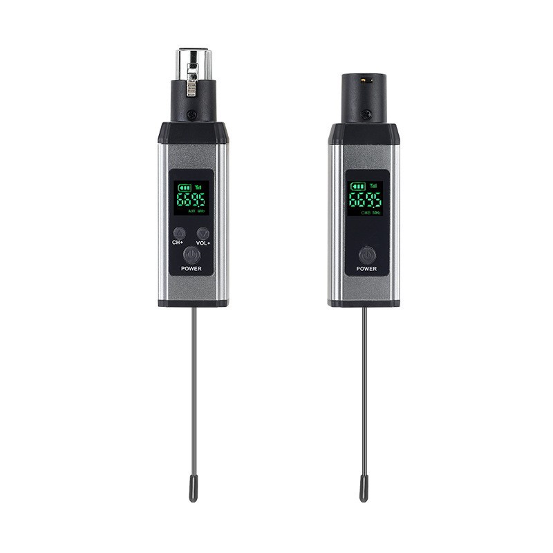 Sistema de Granada de metal inalámbrico transfronterizo de segmento U cableado a condensador inalámbrico/soporte de micrófono de bobina móvil 48V fuente de alimentación image 5