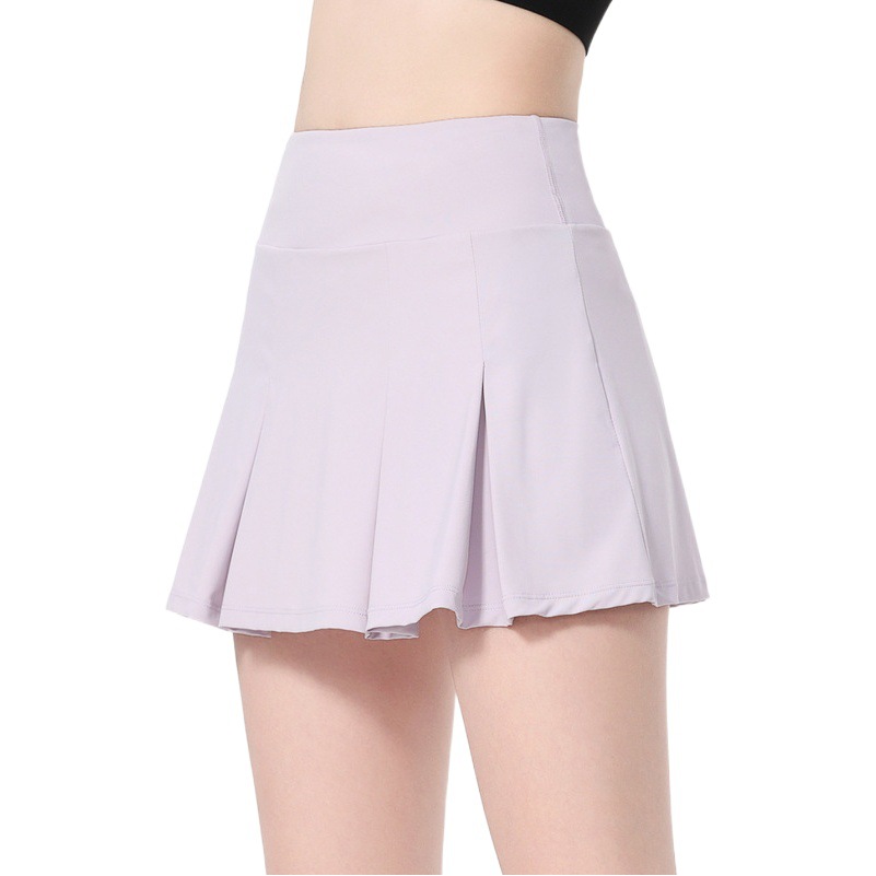 Summer Sports Skirt Women's Running Breathable Anti-running Light A- line Fitness Dance Skirt Training Yoga Skirt