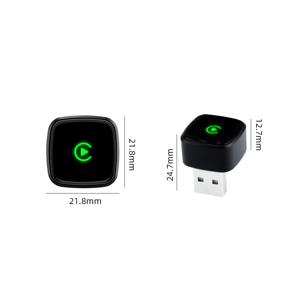 Original Car Wired-To-Wireless Carplay Box, Two-In-One Android Auto Smart Connectivity Box, Ultra-Small Plug-And-Play