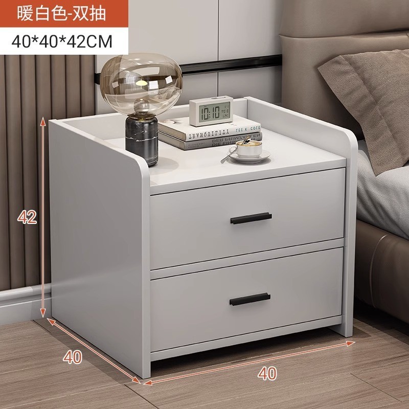 Mesita de noche dormitorio simple moderno pequeño Gabinete simple pequeña mesita de noche gabinete de almacenamiento Internet celebridad almacenamiento del hogar mesita de noche