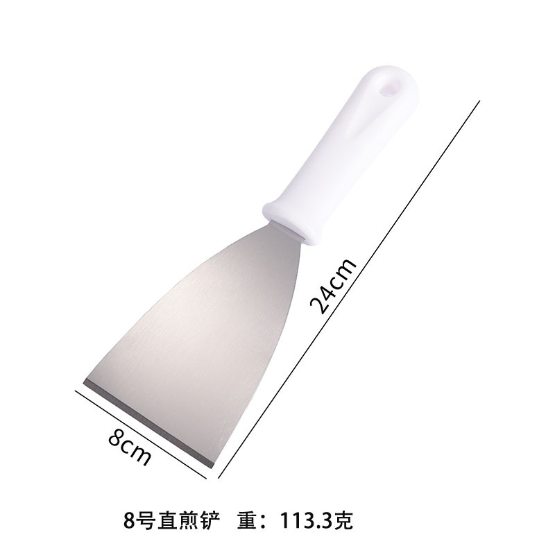 Espátula de Barbacoa de Acero Inoxidable con Mango PP para Cocina y Exterior