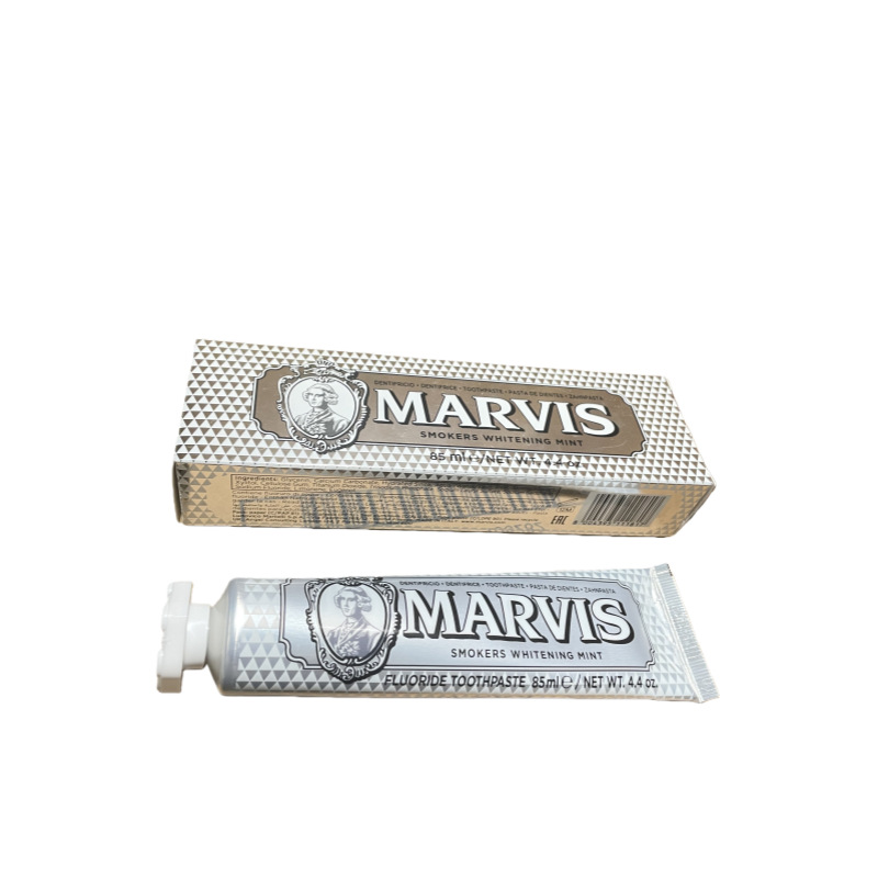 85ml pasta de dientes de menta italiana, pasta de dientes de color blanco brillante, regalo de mano al por mayor.