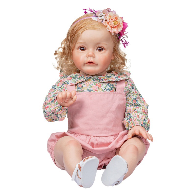 60CM Suesue simulación bebé renacido muñeca transfronteriza e-commerce suministro de una sola pieza entrega hecha a mano Seiko producción