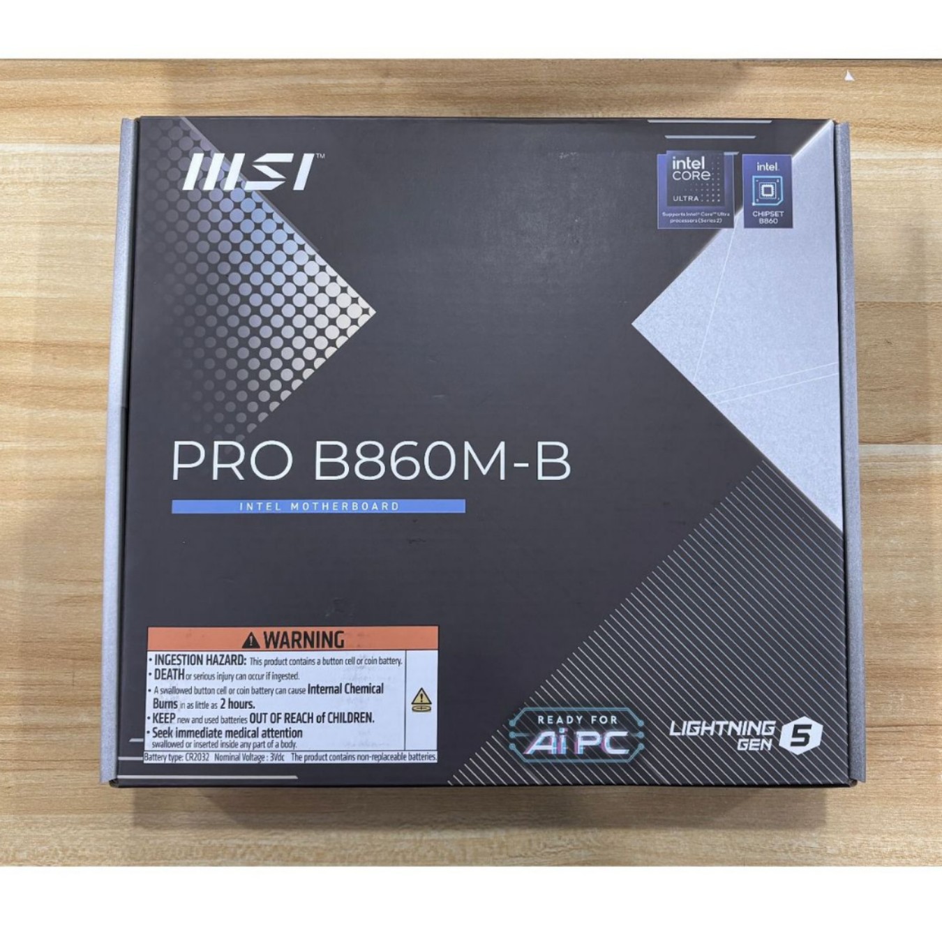 Motherboard Pro B860M-B Pcie5.0 5g Network Card 15Th Generation D515Th Generation