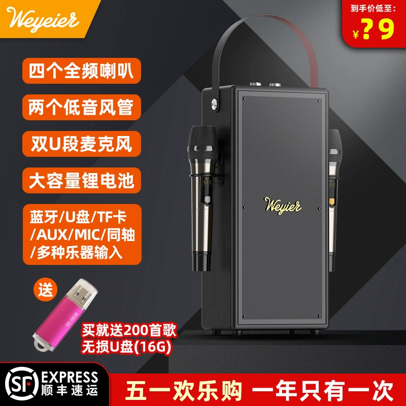 E-4115 открытый Поющий динамик Bluetooth беспроводной