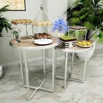 酒店布菲台自助餐桌冷餐会茶歇摆台外宴创意蛋糕点心架子鸡尾酒桌