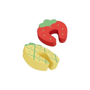 Factory Wholesale Customized Fruit Cartoon Kids Safety Door Card Door Seam Anti-Pinch Door Plug Eva Foam Door Stop