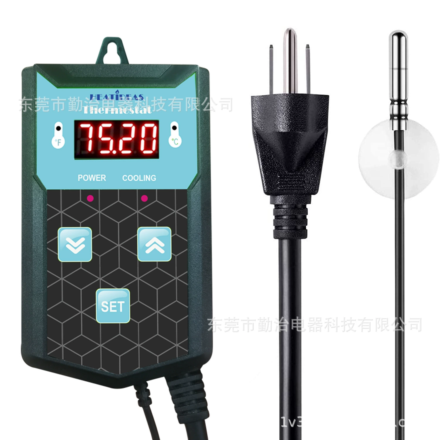 Цифровой термостат, холодильное оборудование, регулятор температуры вытяжного вентилятора холодильника, переключатель контроля температуры