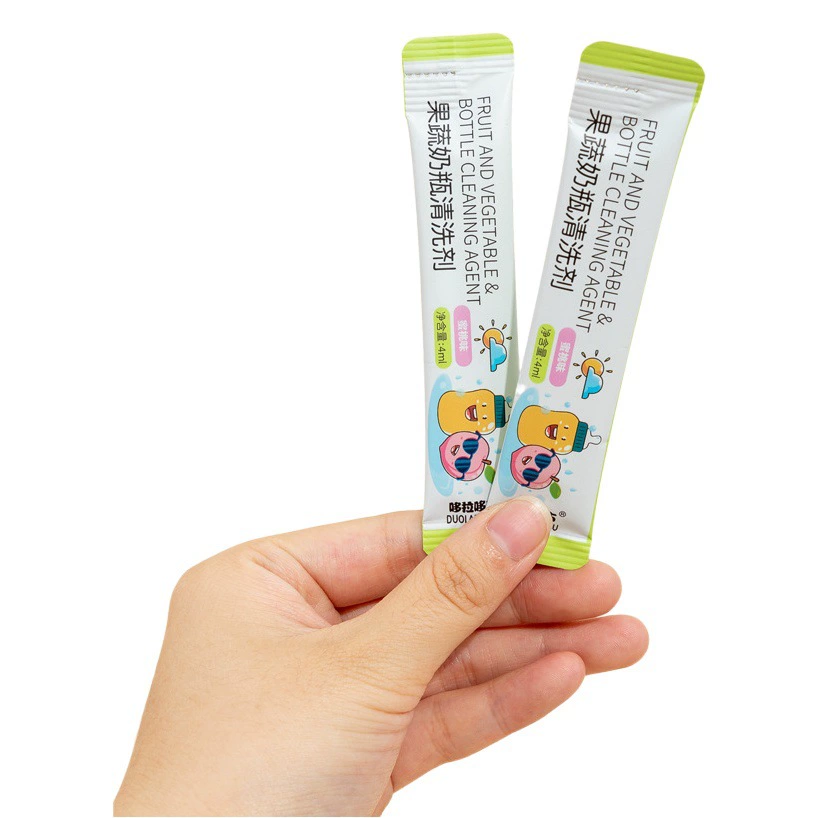 Doraemon портативная бутылка для кормления ребенка средство для очистки фруктов и овощей 20 упаковок дорожной одежды из образца чистящее средство 6472