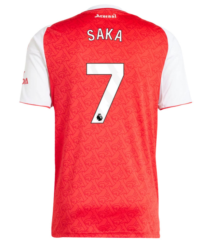 クロスボーダー 25/26 アーセナル ホーム タイ版ジャージ サカライス スタープリント フリープリント サッカーユニフォーム|undefined