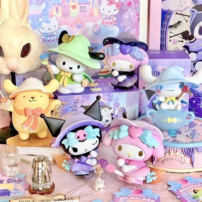 マジックストーリー サンリオ ブラインドボックス クロミメロディー人形 かわいい女の子 デスクトップ装飾品 ギフト|undefined