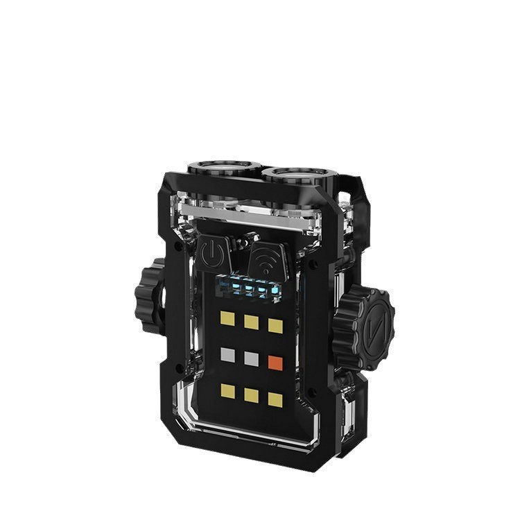 Al Aire Libre portátil al aire libre luz mini llavero de luz de succión magnética Tipo-C de carga rápida herramienta de visualización de energía multifuncional Luz