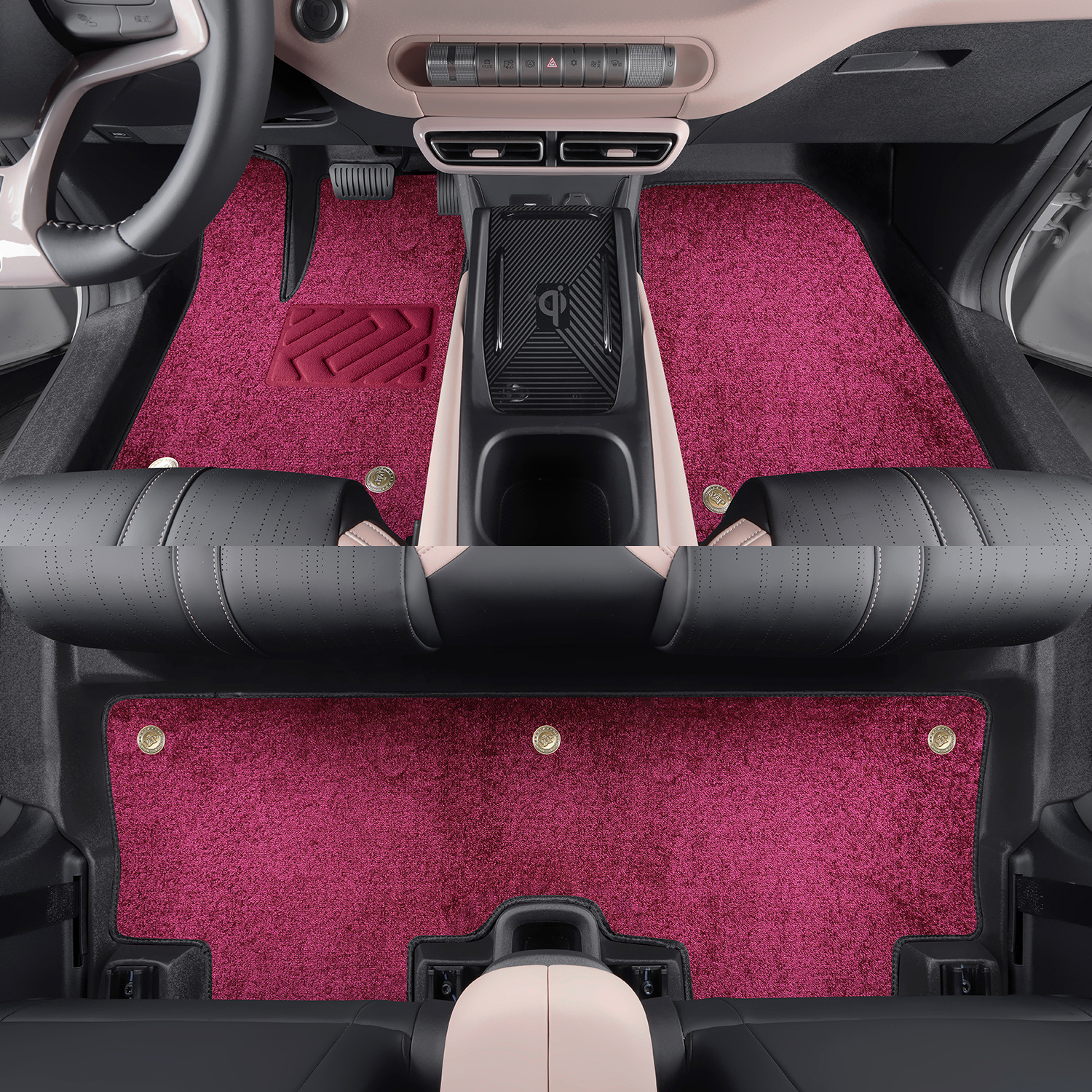 Aplicable para BYD gaviota almohadilla de pie completo envolvente especial accesorios de modificación de interiores decoración de automóviles almohadilla de piso TPE