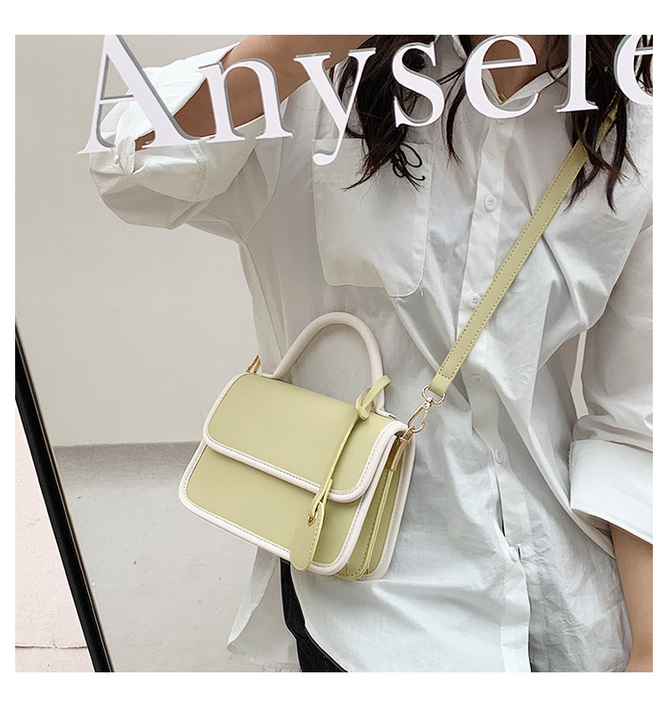 Korean Fashion Hit Color New Fashion Messenger Bag display picture 17