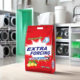 Factory in stock 400g washing powder to effectively remove stains, high foam, clean, stain-removing and incense ordinary household washing powder