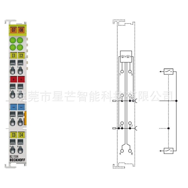 倍福KL1104总线端子模块德国BECKHOFF模块KL1104全新原装现货议价