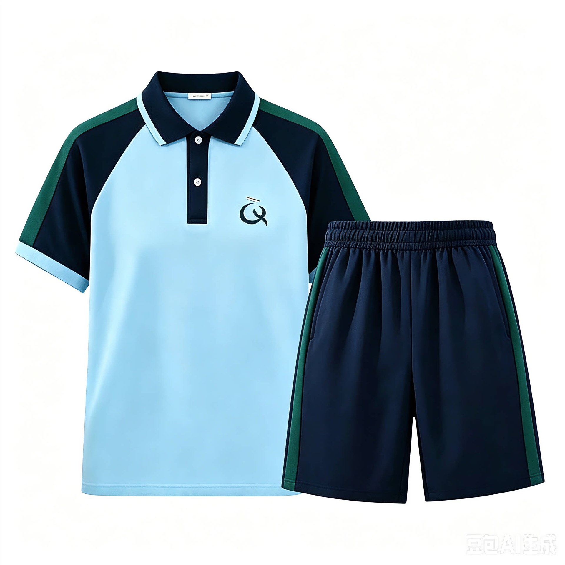 [short sleeves + shorts] qingyuan school uniform / 125cm