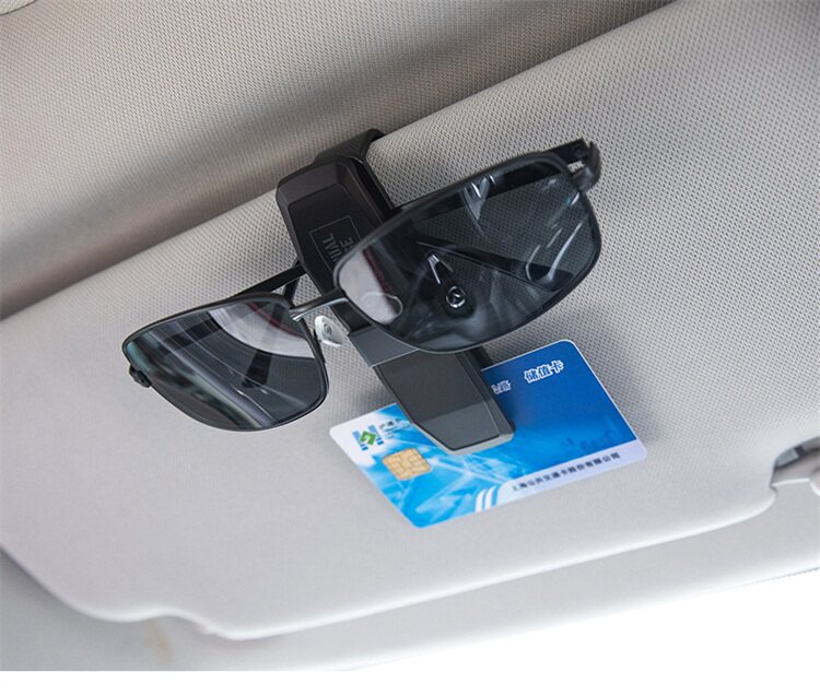 Japanese Yac Car-Mounted Glasses Clip for Car Roof, Creative In-Car Glasses Holder, Car Eyeglass Stand Clip Storage