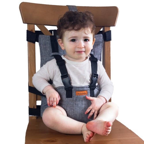 Adjustable child seat safety belt dining chair back strap anti-fall strap anti-fall baby safety belt
