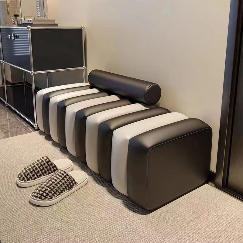 Fábrica directa de puertas de cambio de zapatos taburete nuevo pequeño diseño de casa sala de estar taburete de sofá creativo