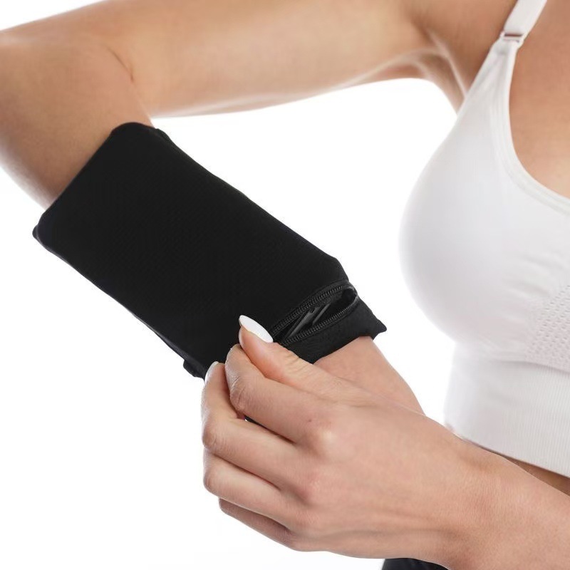 Outdoor sports wristband with armband, cycling phone bag, fitness armband, wallet, wrist sleeve, protective ring, running storage.