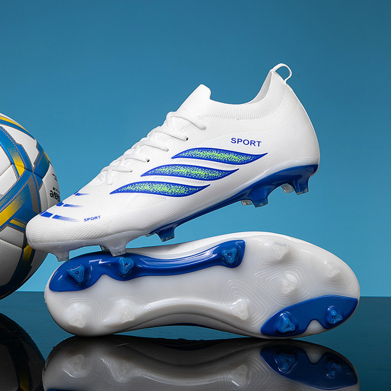 Zapatos de Fútbol con Tacos AG de TPU y KPU Ligeros para Césped Natural y Artificial