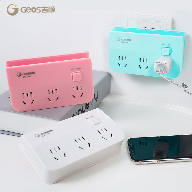 Convertidor de enchufe de enchufe de fila enchufe de conversión enchufe de fila inalámbrico doméstico multifunción una gira multipuesta de alimentación