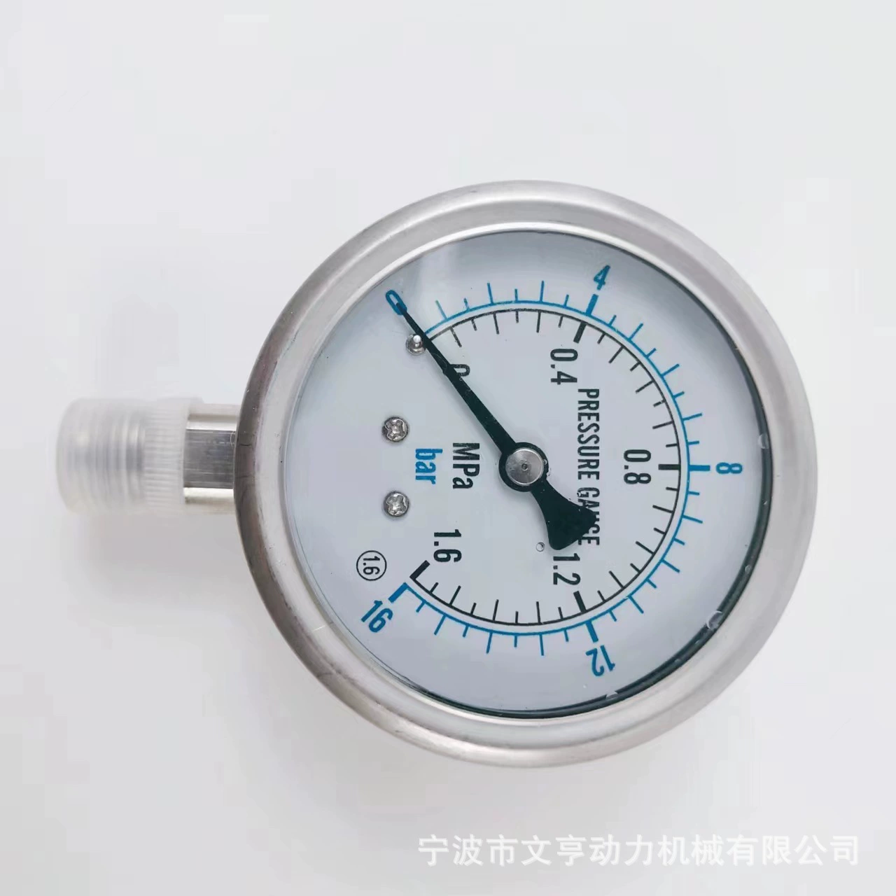 YN60 цельный радиальный интегрированный маслонаполненный анти-сейсмический ударопрочный манометр 1,6 класс Wenheng Мощность Завод прямых продаж