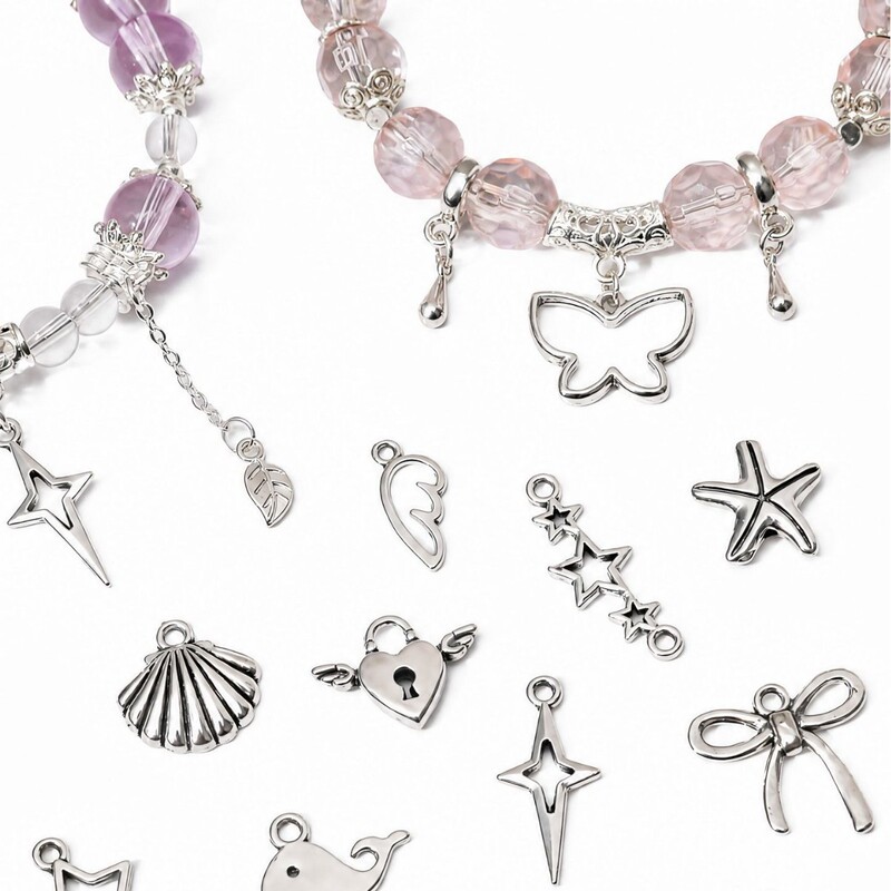 Vintage minimalist alloy pendant butterfly bracelet necklace jewelry accessories handmade DIY phone chain jewelry accessories Vintage minimalist alloy pendant butterfly bracelet necklace jewelry accessories handmade DIY phone chain jewelry accessories
