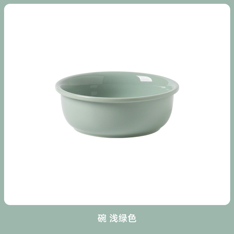 Tazón de gato de cerámica tazón de comida para gatos tazón de perro tazón de bebida tazón de comida protección cervical suministros para mascotas tazón de cerámica doble gato