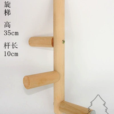 Клетка шкафа с пружиной Тоторо, клетка Тоторо, клетка с перилами, спиральная лестница N15