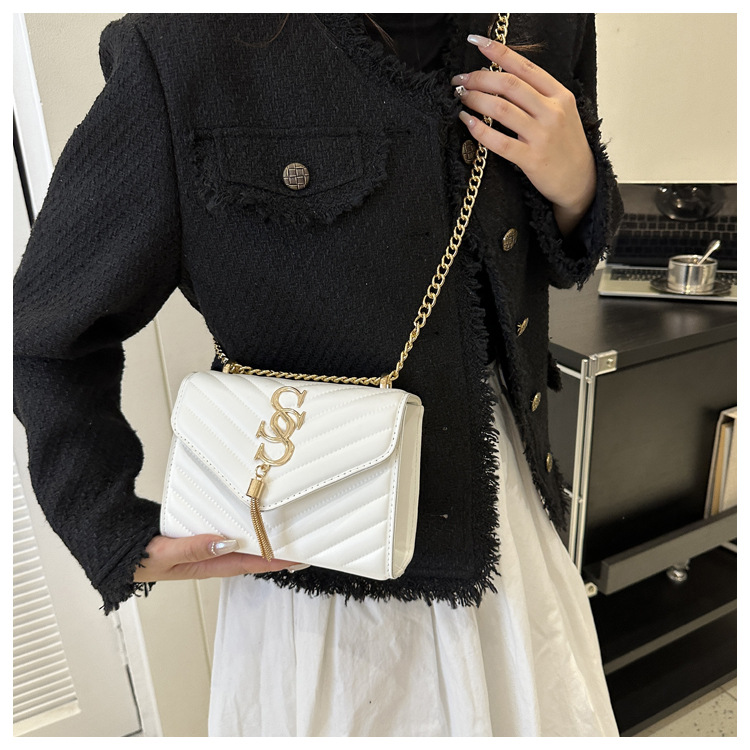 Damen Handtasche Im Western Stil Mit Kette Und Umhängefunktion_voghion.com