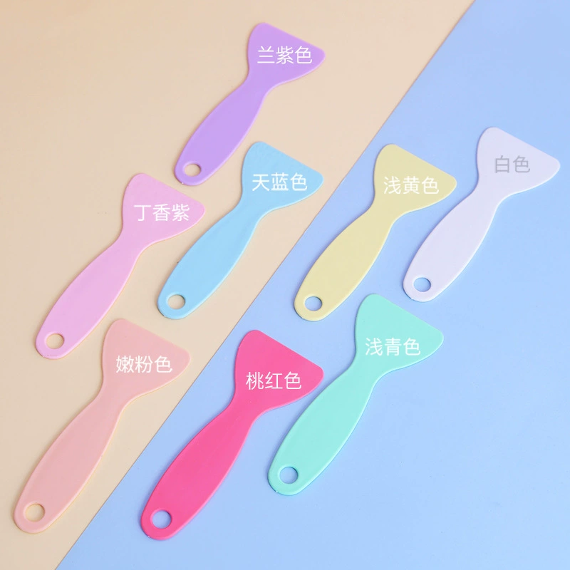 Пластиковые скребки 6cm-12cm цветные маленькие желтые лопатки пленка для автомобиля красоты скребок