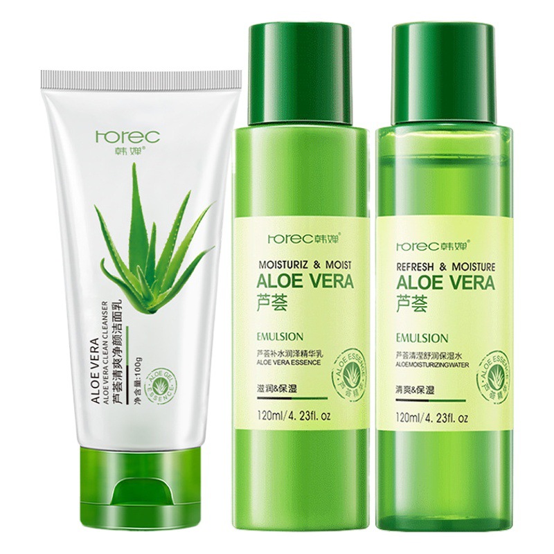 Limpiador Facial Espumoso Hidratante de Aloe Vera Han Chan, Limpieza Profunda, Masaje, Hidratación, Sin Sensación de Tirantez