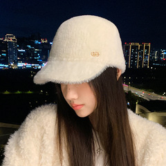 韩系新款加绒加厚鸭舌帽秋冬百搭户外出行保暖帽大头围防风棒球帽
