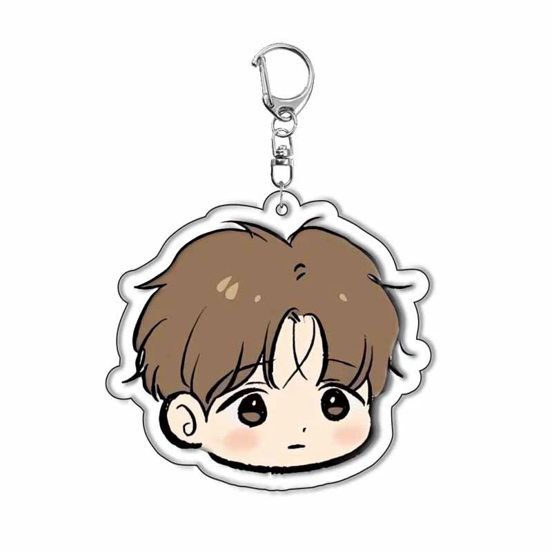 [Scrolls] Curse Han Man Pig Pig Sinicized Acrylic Key Buckle Trade Game Peripheral Cross -border