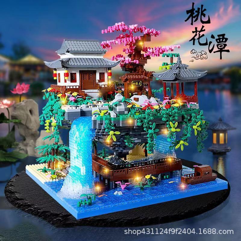 [extra large] wonderland peach blossom pool + lighting