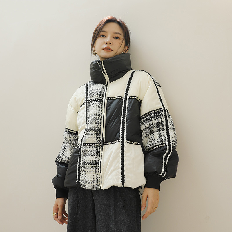 Demi-season winter velvet down jacket