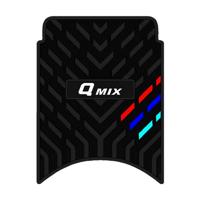 Suitable for No. 9 Q380C/Q385C Rubber Foot Pads No. 9 Electric Vehicle Q3 Series Thickeneded Foot Pads Pedal Pads (Electric vehicle foot mat) - no-9-q3-80c85c-black-with-black-edges-rubber-zhang