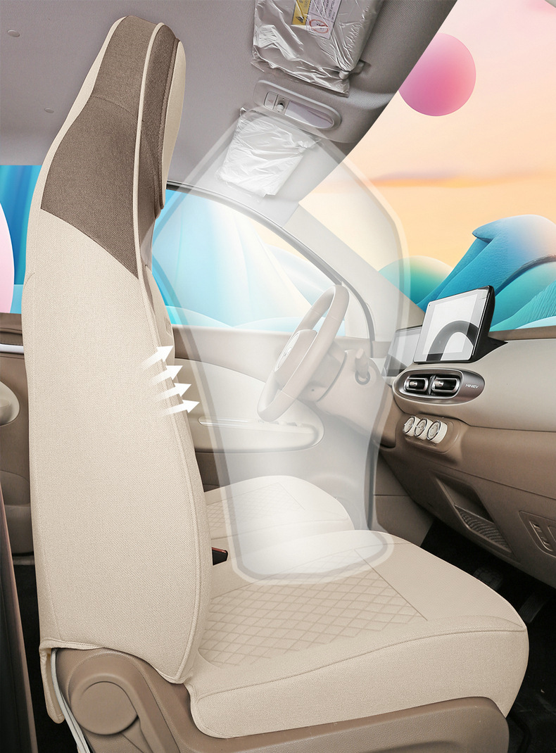 25 Types of Wuling Hongguang Miniev Four-Door Version Special Linen Car Seat Covers for All Seasons All-Inclusive Cushion Cloth Seat Covers