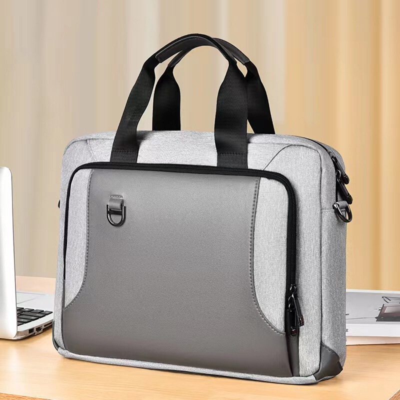 Wholesale Hot Selling Men's Briefcase Business Simple Shockproof Laptop Bag Convenient Business Travel 13-17inch Computer Bag