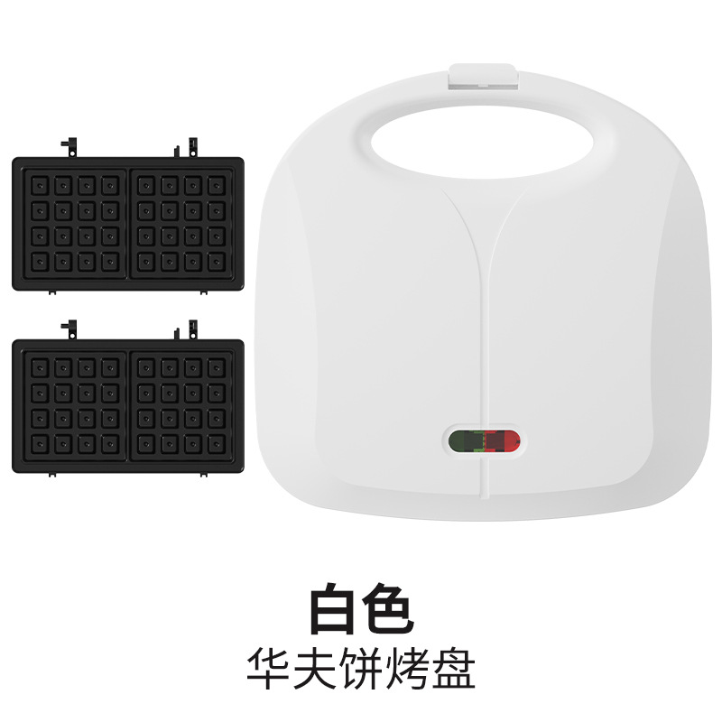 Máquina de sándwiches transfronterizas multifuncional máquina de desayuno pequeña máquina de waffles tostadora de pan tostadora galleta eléctrica para el hogar