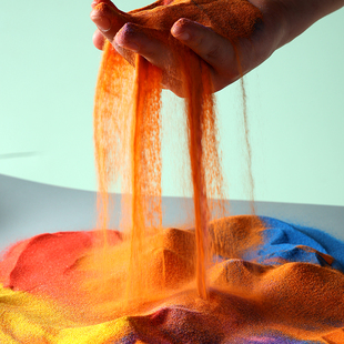 [1kg Pack] Quartz Sand Color Sand Hotel Smoke Sand Decoration Color Fine Sand Children's Sand Painting Foundation Sand