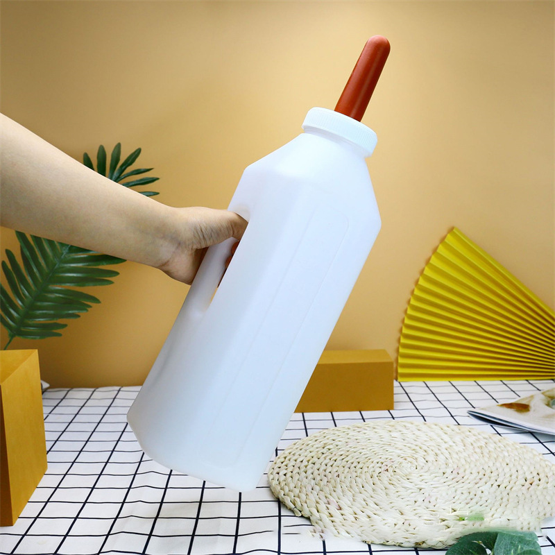 3000ml botellas de leche de ternero gran capacidad botella de alimentación veterinaria conveniente botella de leche de ternero botella de plástico