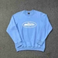Round neck sweatshirt-sky blue